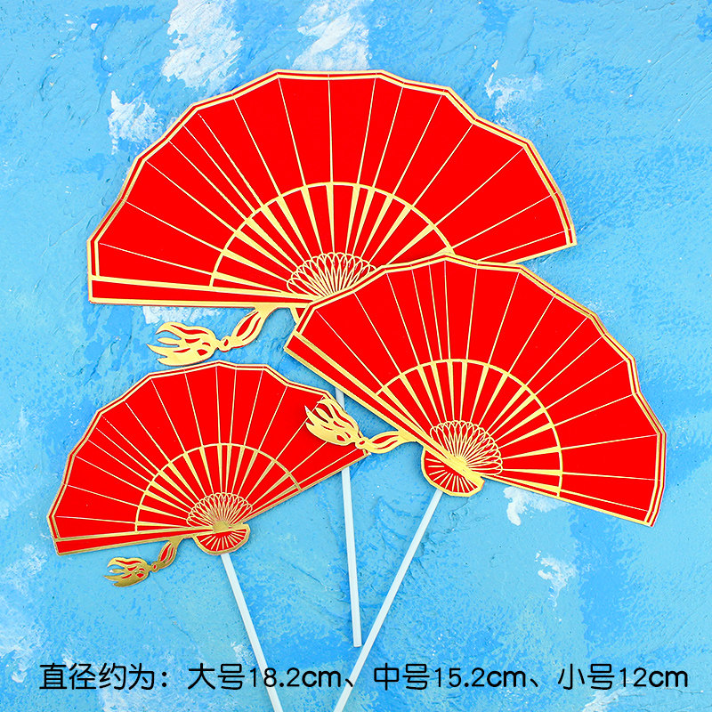 元旦扇子装饰,扇子装饰,扇子装饰墙_大山谷图库