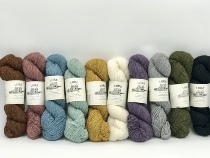 1 twisted 100g UK The fiber Co Lore 100% purebred British Romney Lamb wool