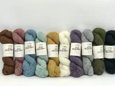 1 strand 100g British The Fibre Co Lore 100% Purebred British Romney Lamb Wool