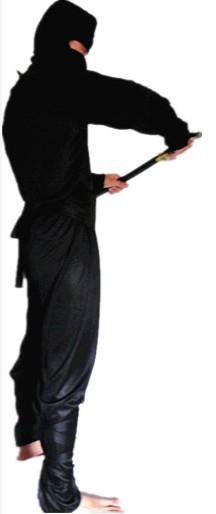 Stage Performances Black Nightline Costumes Martial Arts Night Jerseys Nigga Man Ninja Man Ninja Guest Thieves Thieves Assassin's Four Sets