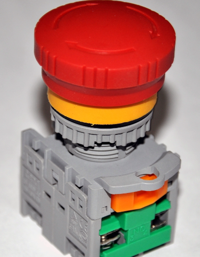 Tiande TEND button TN2BK emergency stop button red silver contact