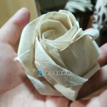 Advanced complex origami recommended original ecological hand-made Yunnan handmade cotton paper hemp paper hemp paper 20cm 8 sheets