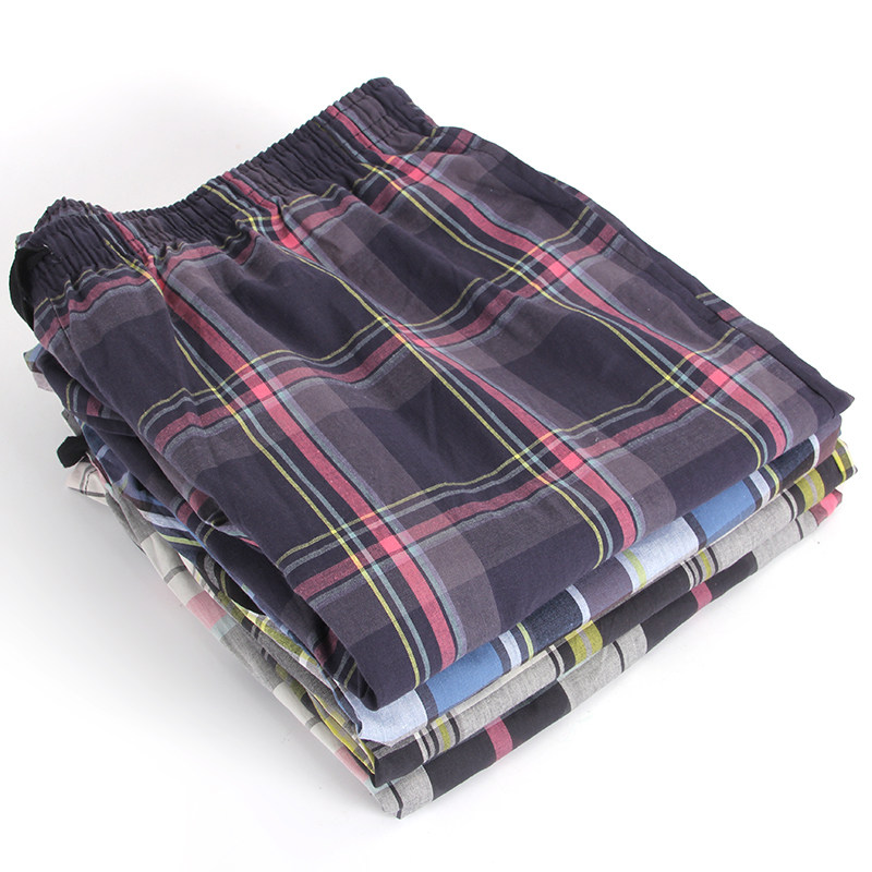 Pajama pants men Cotton loose breathable casual trousers thin home pants cotton air conditioning pants spring and summer cotton back pants
