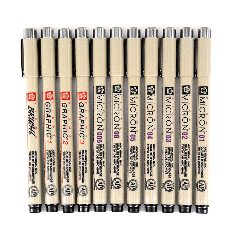 Japanese art waterproof liner, design comics, hand painting