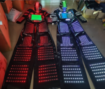 Luminous Clothes Creativity Space Suit Bundy Atmosphere Props Bar Luminous Space Suit LED Seven Colorful Stilts