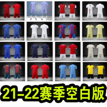 21-22 season club national team football uniform board blank version custom team uniform competition uniform students and children