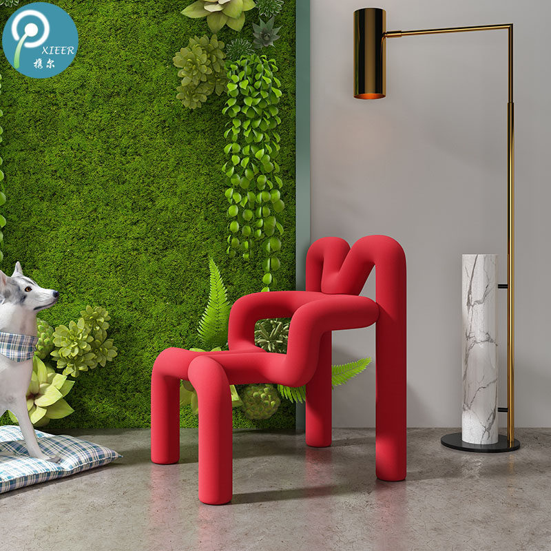 Nordic Casual Single Sofa Sloth Man Armchair Designer Creative Art Net Red Elbow chair Shaped Chair Spider chair