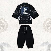 Trung Quốc phong cách taiji nam tin đồn phù hợp với xu hướng quần áo chống nắng quần áo áo khoác cộng với phân bón XL - Cực lớn quần đũi nam