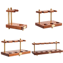 Monsoon pipe rack solid wood multi-position pipe rack special tools copper 5-position pipe seat display rack high-end pipe rack