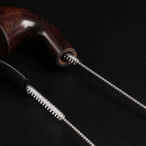 Аксессуары для игольчатых трубок, металлическая щетка, щетка для мундштука, жесткая щетка для чистки трубок, инструмент для чистки, набор для курения