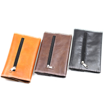 Pu Leather Cigarette Bag Handmade Portable Smoke Bucket Bag Cut Tobacco Packs Cigarette Packs Hands Cigarette Packs Soft Leather Cashier Bags Tobacco bags