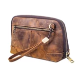 Вместительная и большая сумка-органайзер, мужская универсальная ретро маленькая сумка клатч, из натуральной кожи
