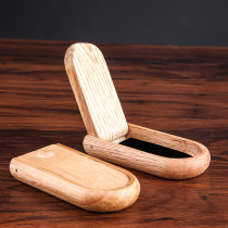 Pipe rack six-seater solid wood display rack high-end heather bracket pipe holder accessories complete collection of smoking accessories storage rack