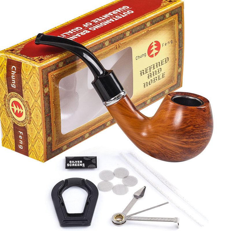 Meniscus filter Tobacco Traditional Old-style Portable Smoking Bag Tobacco can wash tobacco Tobacco Bag Pan Men Dry Smoke Rod