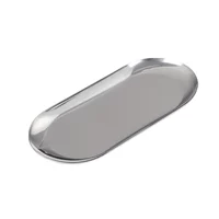 Из нержавеющей стали, маленький, серебряный, 17.5×8.5см