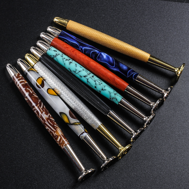 8deco smoke bucket press rod upscale hollowed-out anti-flameout belt through needle flower pear wood manual smoke bucket accessories tool portable-Taobao