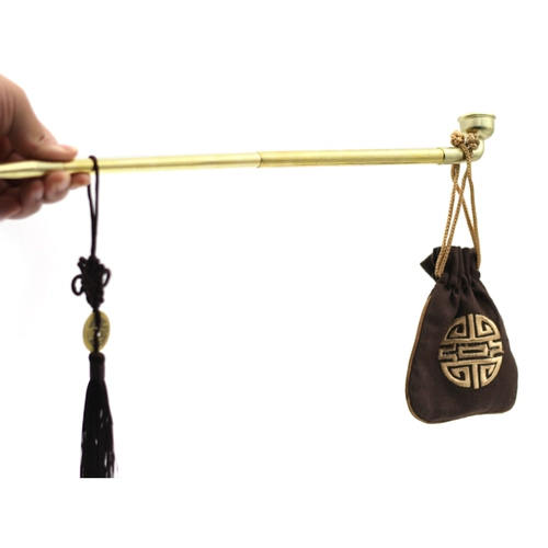 Расширенная медная засуха засухи дыма до дыма, старомодный длинный длинный длинный длинный сухой дым дым дым, дымовая фильтрация листьев с помощью дымового пистолета реквизита