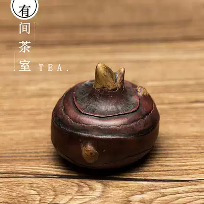 Tea pet ornaments boutique purple sand simulation water chestnut tea play sculpture fun handlebar model house home decoration gifts