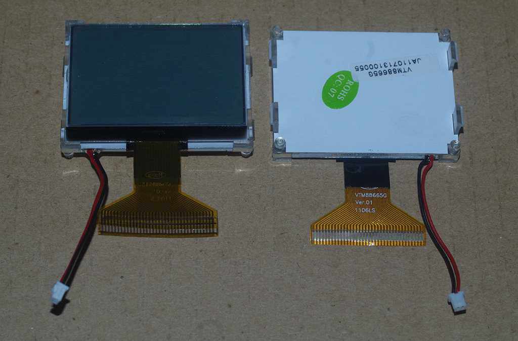 VTM88665G Crystal Color LCD Screen Possible 12864 Single Chip Screen DIY LCD Screen