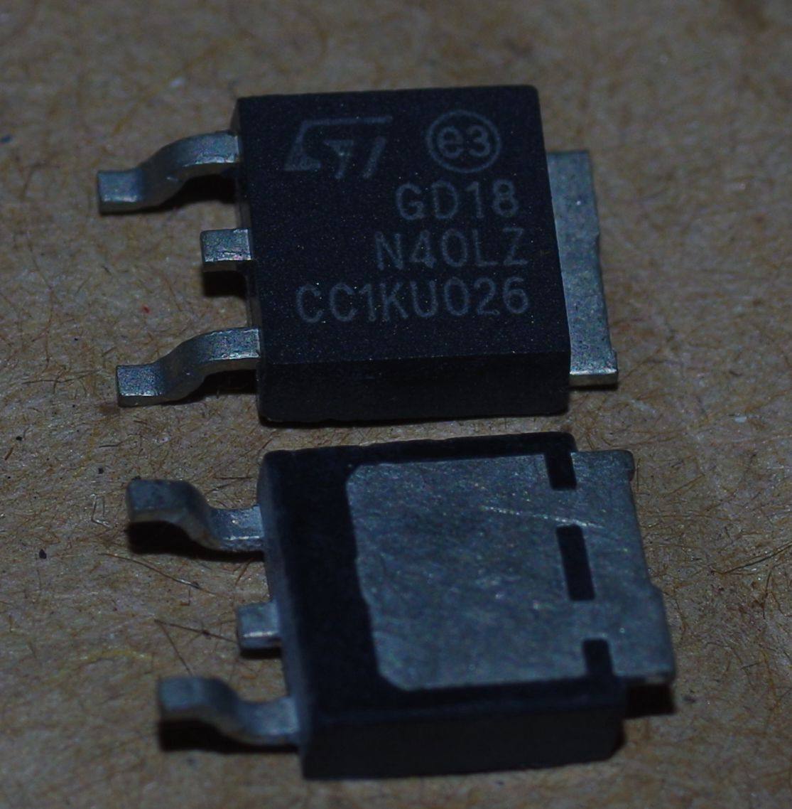 GD18 GD18 N40LZ IGBT TUBE STGD18N40LZ