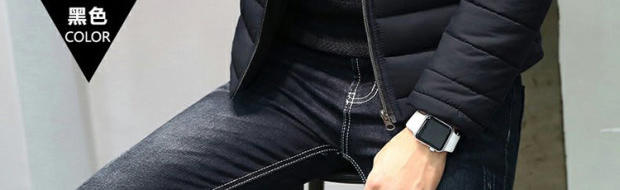 Áo khoác cotton nam dáng lửng 2018 áo khoác mùa đông mới phiên bản Hàn Quốc theo xu hướng áo ngắn đẹp trai giản dị - Bông áo khoác nam trung niên