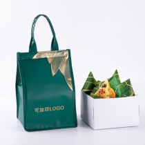 Hotel Dragon Boat Festival dumplings gift insulation bag Cake takeaway delivery bag Refrigerated insulation tote bag custom made