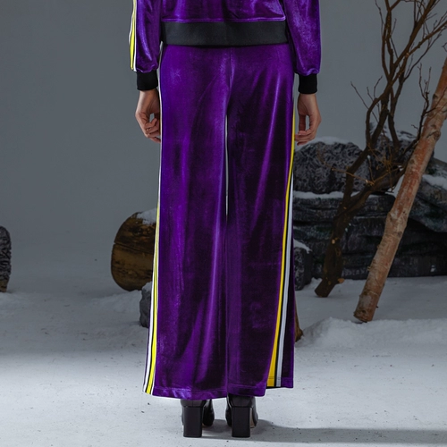 Ретро бархатные модные трендовые штаны, спортивные повседневные брюки для отдыха