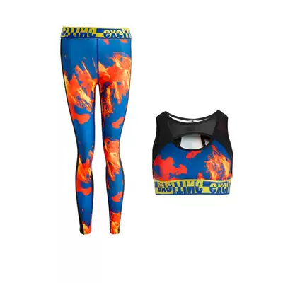 exciTING DESIGN sports underwear bra fitness set female yoga running shockproof gathering bra set