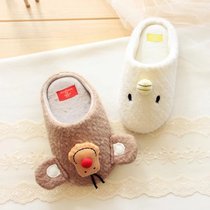 Foreign trade export original order halluci Korea imported woolen material white chick coffee monkey bestie home slippers