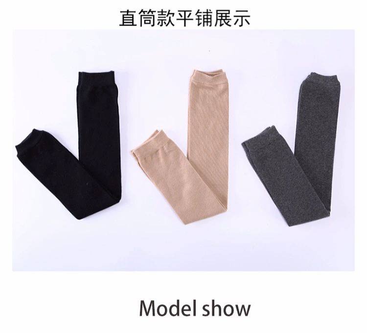 Vớ nữ đầu gối mùa xuân và mùa thu cotton vớ yoga nhảy đầu gối đệm chân ấm chân dài vớ cao