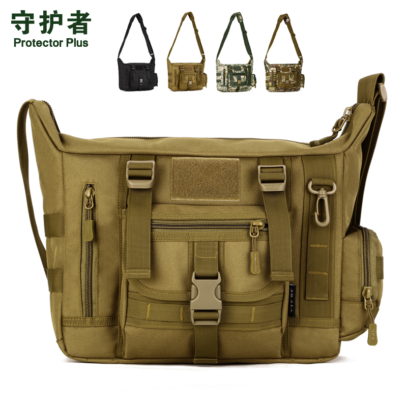 Single shoulder bag Male A4 Bag 14 Inch Computer Bag Large Capacity Diagonal Satchel IPAD Bag Outdoor Leisure Large Single Shoulder Bag
