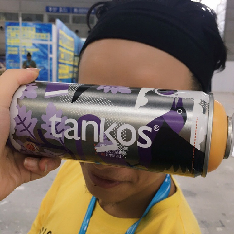 (graffiti China) TANKOS graffiti spray paint new packaging tankos