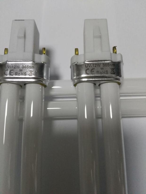 UV tube UV12W and 9W-365nm printing machine Optical seal machine Nail machine Lamp full of ten