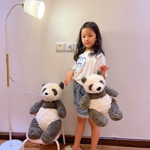 Брендовая милая плюшевая кукла, успокаивающая игрушка для обнимания, популярно в интернете, панда, подарок на день рождения