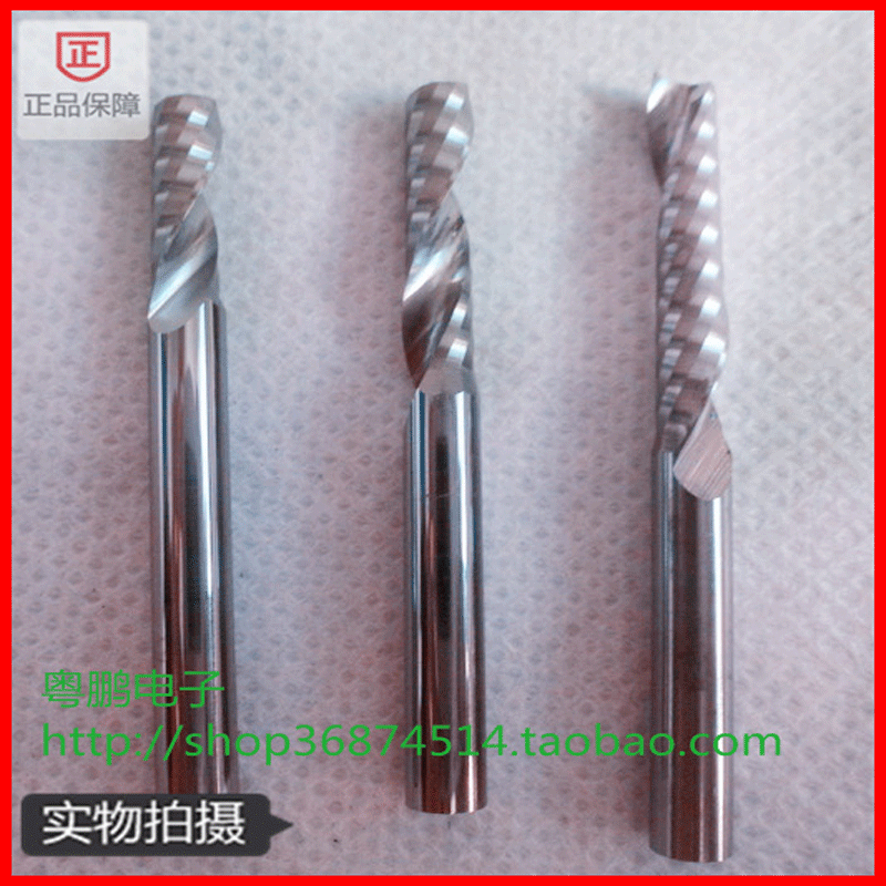 Single-edge milling cutter computer engraving knife 4 0mm CNC engraving machine alloy cutter acrylic PVC cutting knife