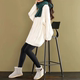 Homemade Annie Forest Spring and Summer New Artistic Loose Round Neck Pullover Thick Woolen Sweater Long Sleeve Women's Mid-Length Style