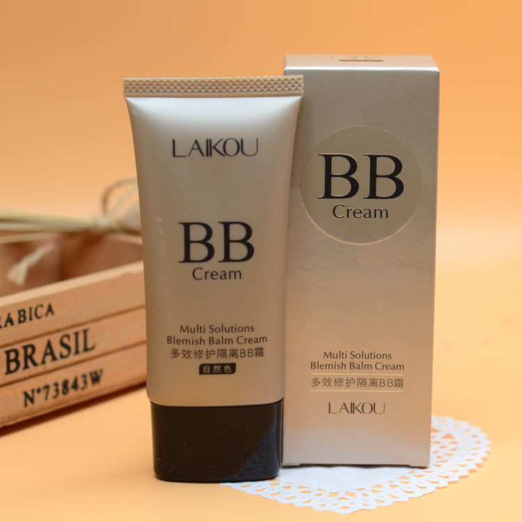 Laiwu BB cream trang điểm che khuyết điểm dưỡng ẩm giữ ẩm kiểm soát phấn nền dạng lỏng bền màu không thấm nước không dễ tẩy trang kem nền anessa