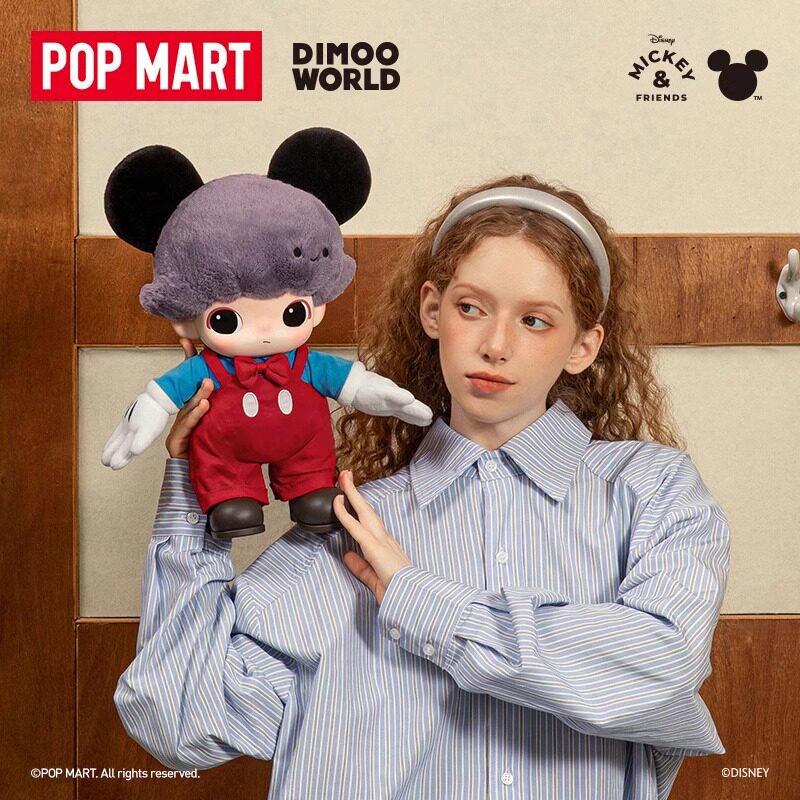 POPMART泡泡玛特DIMOO WORLD米奇背包开箱！这波联名真的把迪士尼玩明白了？_潮玩盲盒_淘宝游戏网
