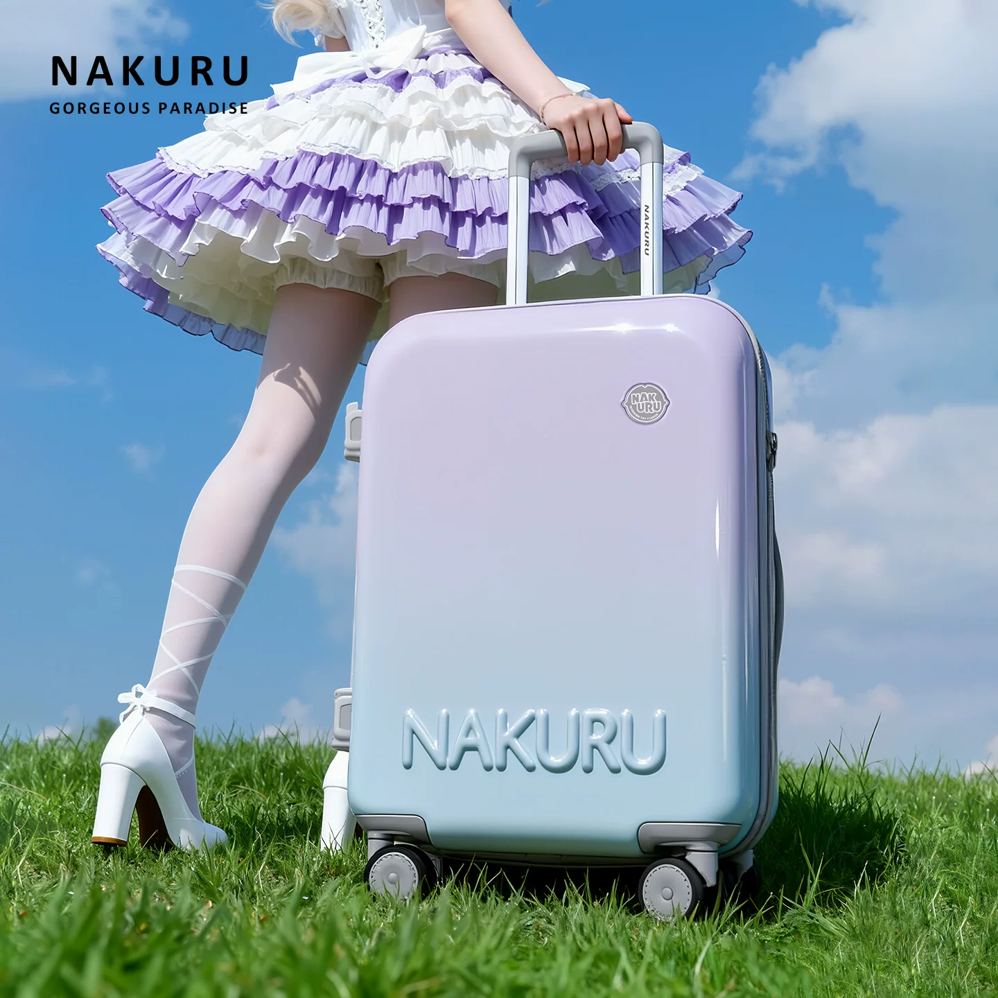 Универсальный чемодан на колесах NAKURU высокого качества, 24 дюйма