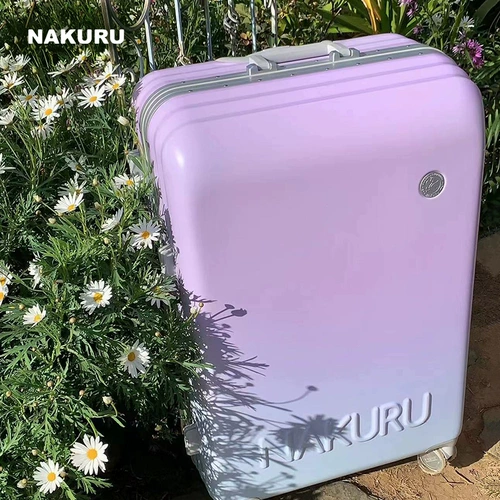 NAKURU香芋紫拉杆箱大容量高颜值箱子可爱韩版行李箱女学生密码箱