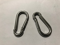 Adhesive hook stainless steel mountaineering hook spring hook spring buckle 6 * 60mm