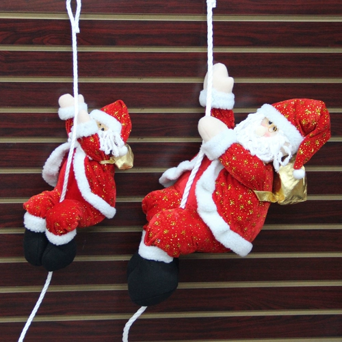 Рождественские украшения поднимают старик, висящий украшение рождественская елка Подарочная торговая торговля висят, отделка окна Потолок укладки продукции