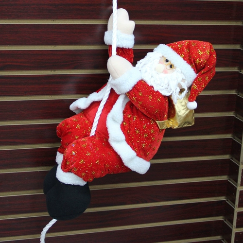 Рождественские украшения поднимают старик, висящий украшение рождественская елка Подарочная торговая торговля висят, отделка окна Потолок укладки продукции