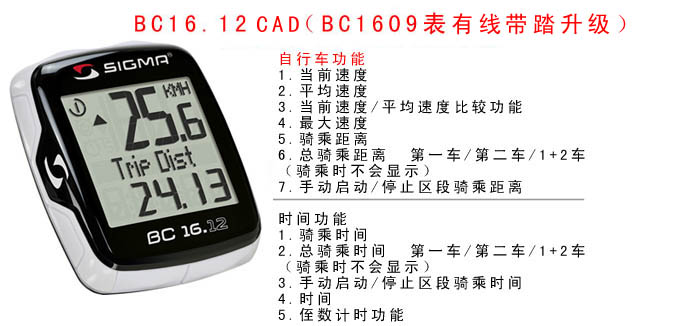 Tableau de bord vélo SIGMA - Ref 2439217 Image 20