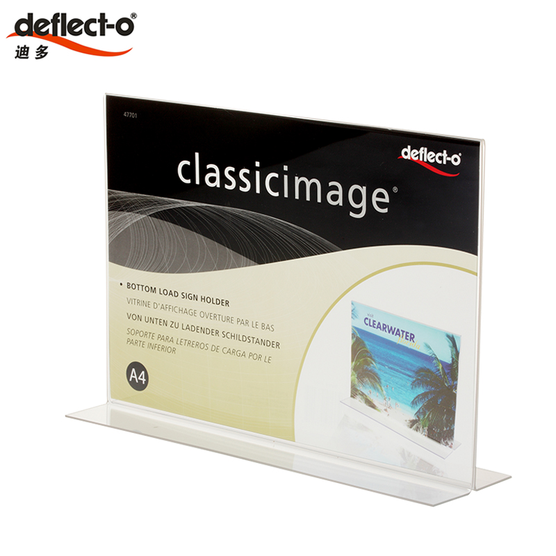 American Dido A4T-type table card display promotional card acrylic table signing table card meeting wine card 47701