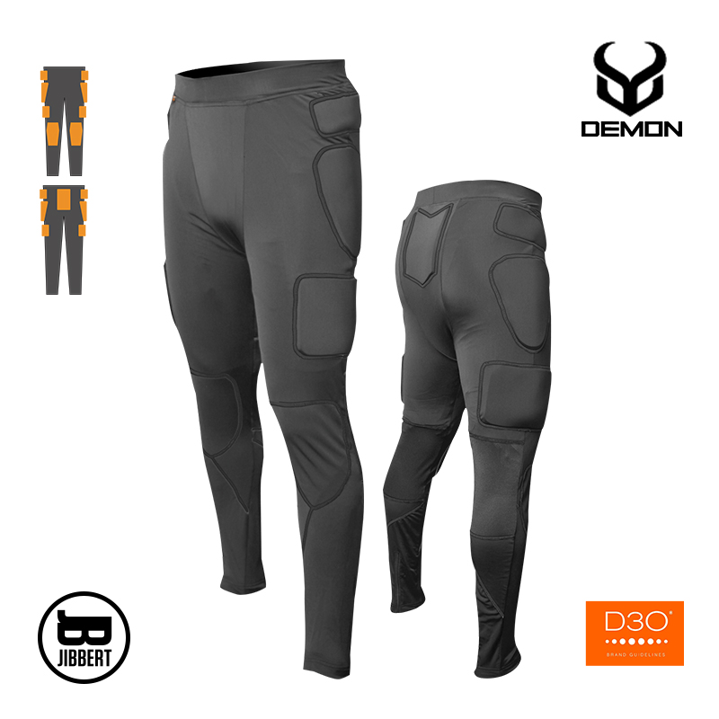 2019-20 DEMON ski guard D3O material double board free style ski and hip protection knee man DS0054-Taobao