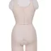 Váy sườn xám mặc với đồ lót định hình cơ thể áo liền quần bó sát mà không treo corset hông