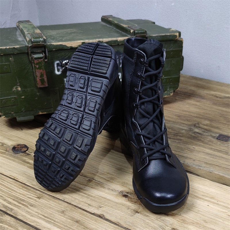 Outdoor summer training boots for men's tactical boots for men's ultra light combat boots