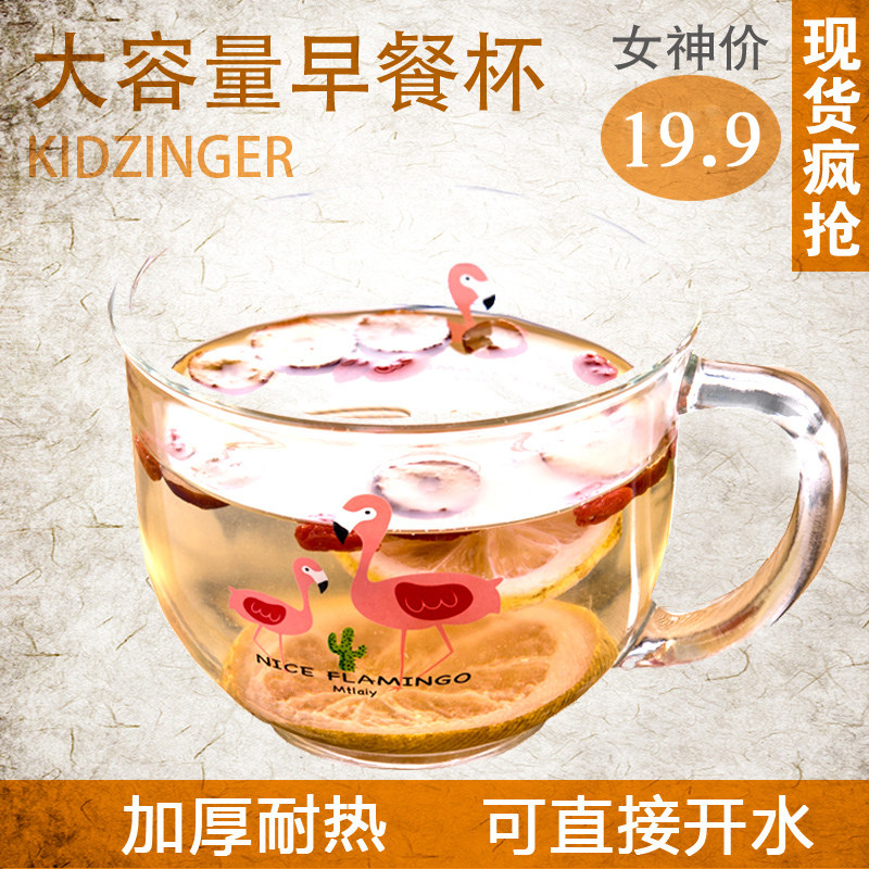 Fire Birds Cups Cute Oat Cups Office Ladies Exclusive Cup Students Creative Net Red Oral Cup Monolayer Thickened