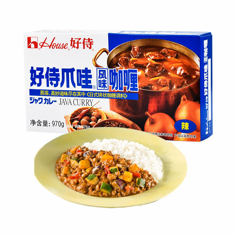 Large dress (House good waiter Javanese curry spicy taste 970g) Day-style lumpy curry sauce